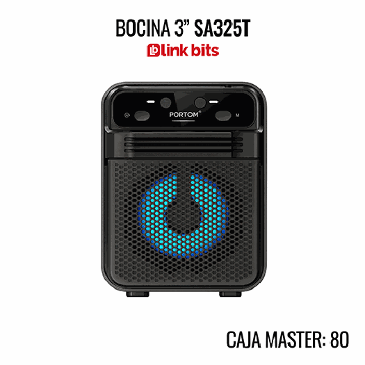 Bocina portátil de 3 pulgadas