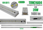 LUMINARIO LED T8W24A04