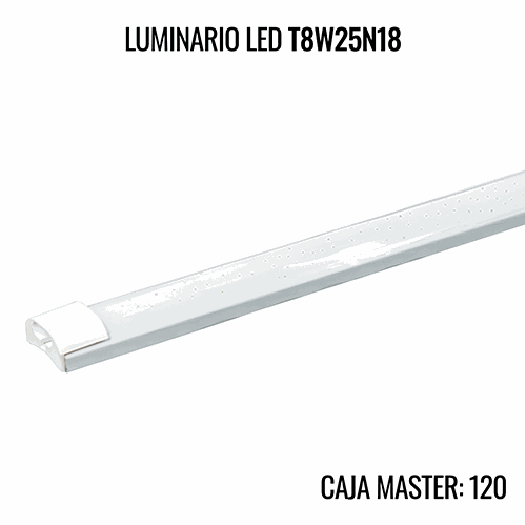 Luminario LED tipo T8