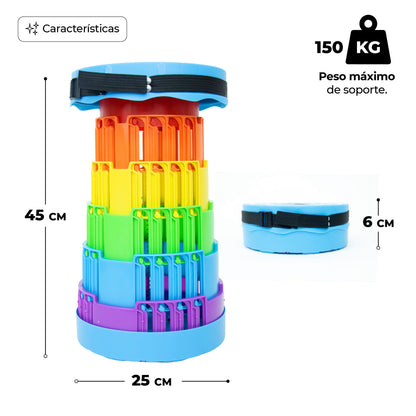 Silla Telescópica Multicolor - Multicolor