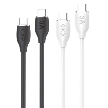 Cable Tipo C a Tipo C 60W Carga Rápida Negro - Negro