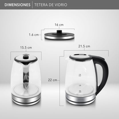 Tetera de Vidrio RC-328