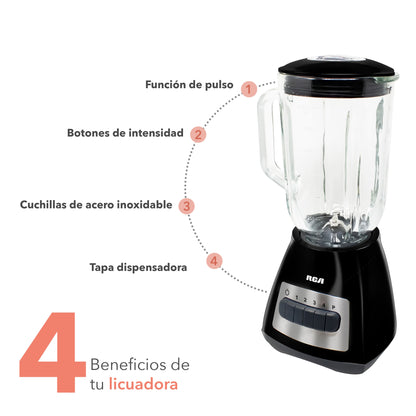 Licuadora con 4 Velocidades RC-L3