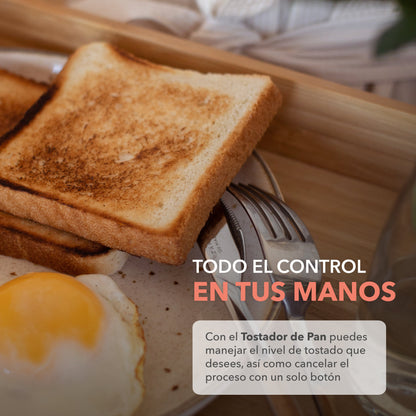 Tostador de Pan con 6 Niveles de Intensidad RC-T2